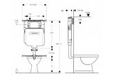 Geberit In-Wall Cistern (for Floor Mounted Pans)